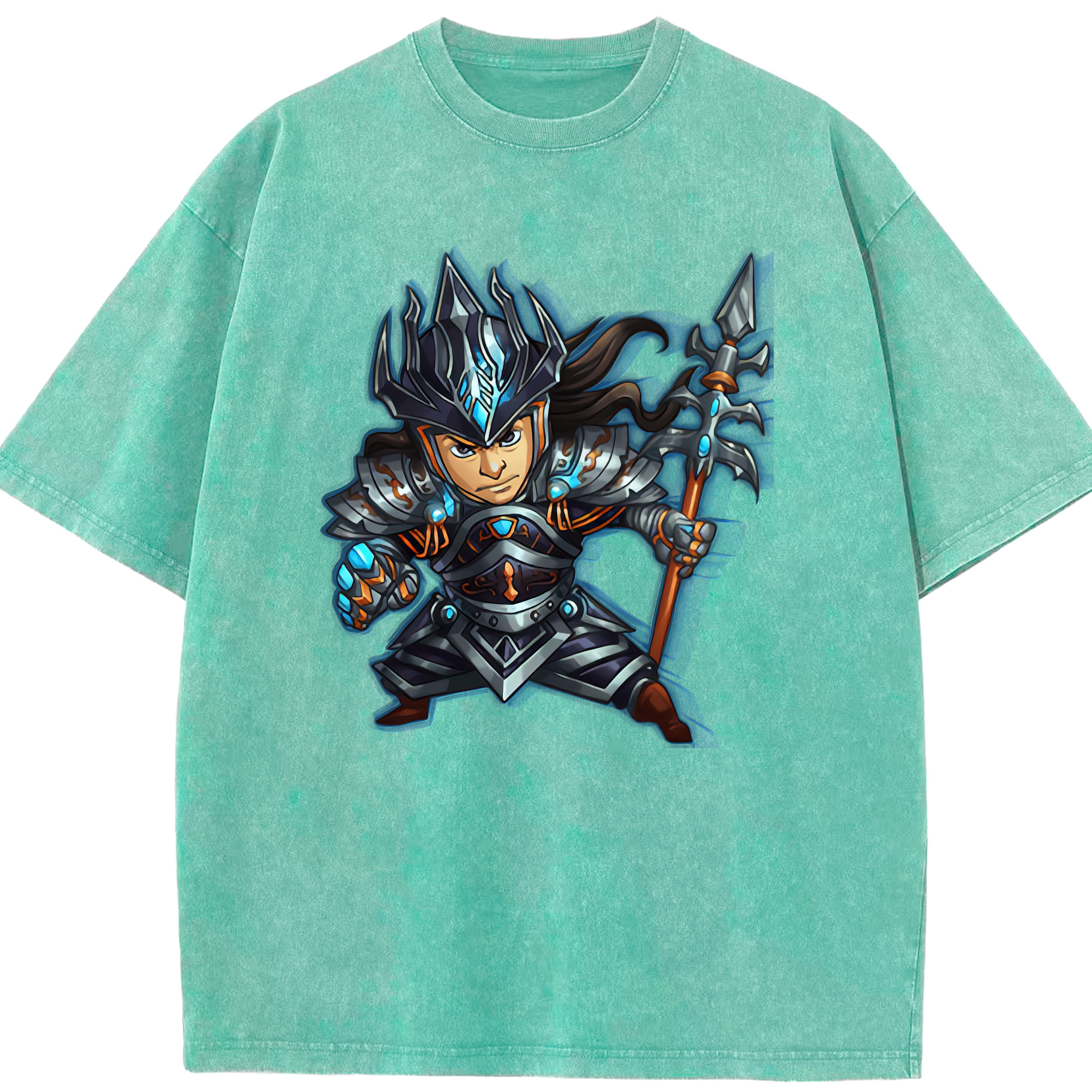 リーグ・オブ・レジェンド League of Legends LOL 綿100% ヴィンテージ風 半袖Tシャツ（フロントプリント）